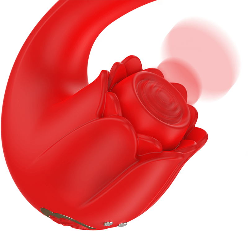 MIA - SELENA STIMULATOR VIBRATING + TAPPING RED - Kink&Play