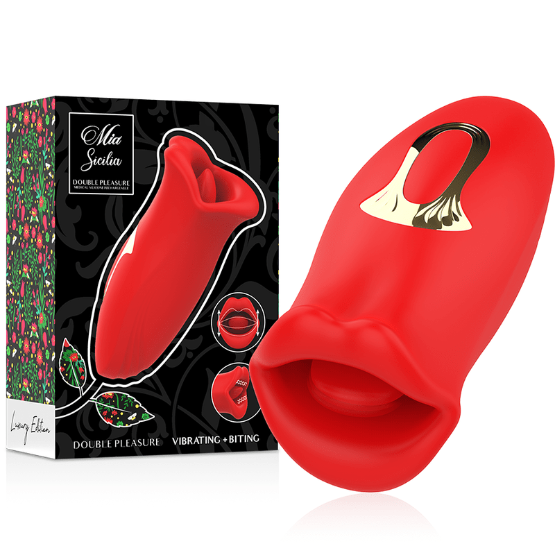 MIA - SICILIA DOUBLE PLEASURE VIBRATING + BITING - Kink&Play