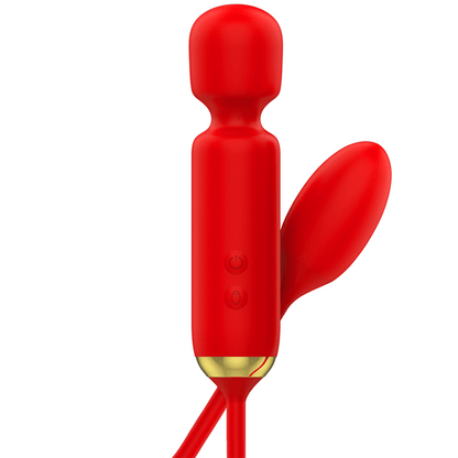 MIA - TOSCANA DOUBLE PLEASURE WAND + VIBRATING EGG - Kink&Play