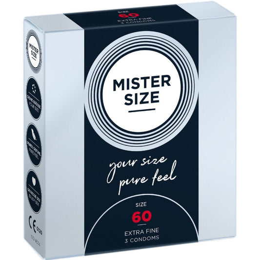 MISTER SIZE - CONDOM SIZE XL 60 MM (3 UNITS) - Kink&Play