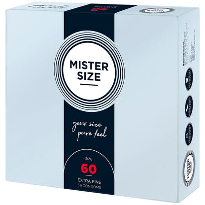 MISTER SIZE - CONDOM SIZE XL 60 MM (36 UNITS) - Kink&Play
