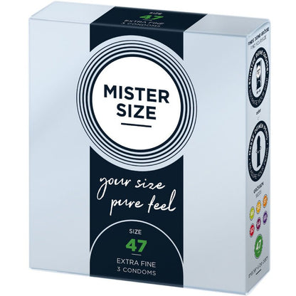 MISTER SIZE - CONDOMS SIZE XS 47 MM (3 UNITS) - Kink&Play