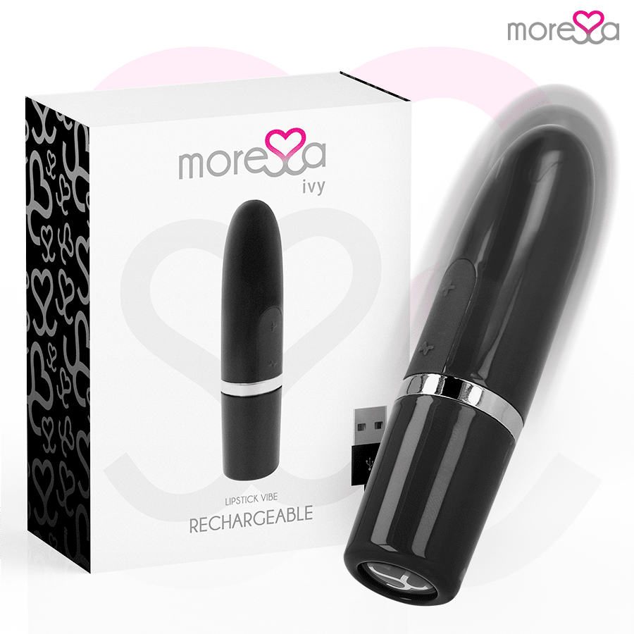 MORESSA - IVY VIBRATOR STIMULATOR TRAVEL BLACK - Kink&Play