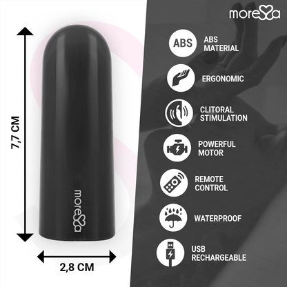 MORESSA - NIX VIBRATOR REMOTE CONTROL BLACK - Kink&Play