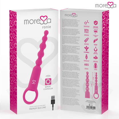 MORESSA - RONIE REMOTE CONTROL ANAL PLEASURE PINK - Kink&Play