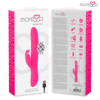 MORESSA - WARREN PREMIUM RECHARGEABLE SILICONE - Kink&Play