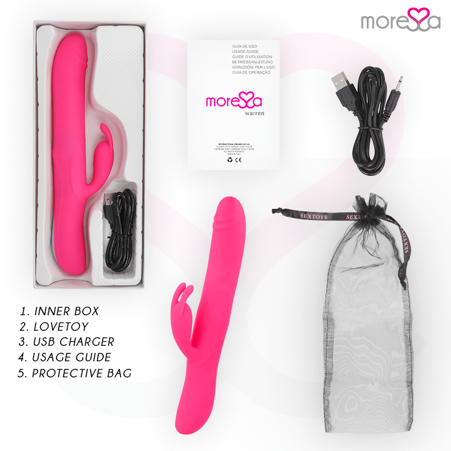 MORESSA - WARREN PREMIUM RECHARGEABLE SILICONE - Kink&Play
