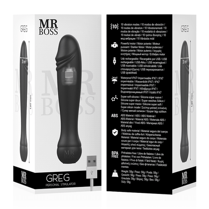 MR BOSS - GREG PERSONAL STIMULATOR - Kink&Play