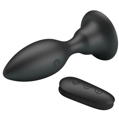 MR PLAY - ANAL PLUG WITH VIBRATION BLACK REMOTE CONTROL - Kink&Play