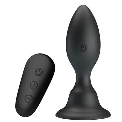 MR PLAY - ANAL PLUG WITH VIBRATION BLACK REMOTE CONTROL - Kink&Play