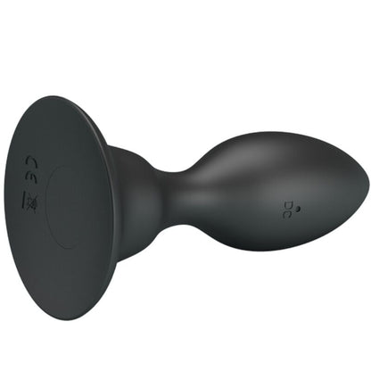 MR PLAY - ANAL PLUG WITH VIBRATION BLACK REMOTE CONTROL - Kink&Play