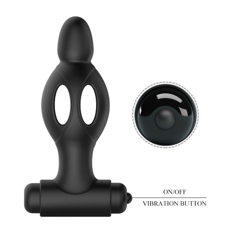 MR PLAY - SILICONE ANAL PLUG WITH VIBRATION - Kink&Play
