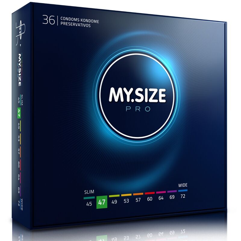 MY SIZE - PRO CONDOMS 47 MM 36 UNITS - Kink&Play