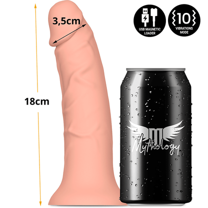 MYTHOLOGY - ASHER ORIGINAL DILDO S - VIBRATOR COMPATIBLE WITH WATCHME WIRELESS TECHNOLOGY - Kink&Play