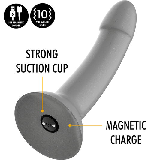 MYTHOLOGY - RUNE MAJESTIC DILDO S - VIBRATOR WATCHME WIRELESS TECHNOLOGY COMPATIBLE - Kink&Play
