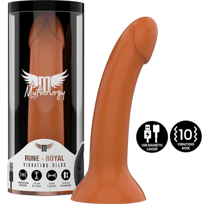 MYTHOLOGY - RUNE ROYAL DILDO M - VIBRATOR WATCHME WIRELESS TECHNOLOGY COMPATIBLE - Kink&Play