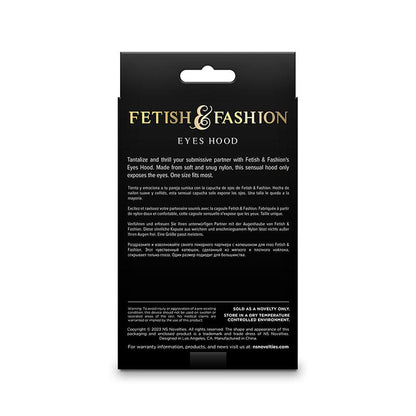 NS NOVELTIES - FETISH & FASHION EYES HOOD NYLON BLACK - Kink&Play