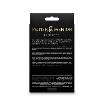 NS NOVELTIES - FETISH & FASHION LACE HOOD WHITE - Kink&Play