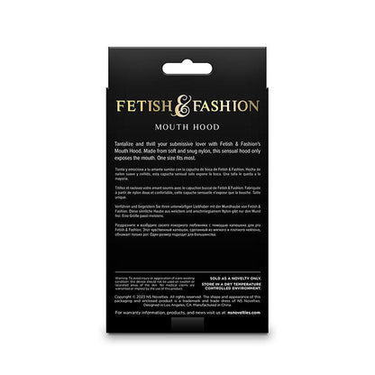 NS NOVELTIES - FETISH & FASHION MOUTH HOOD NYLON WHITE - Kink&Play