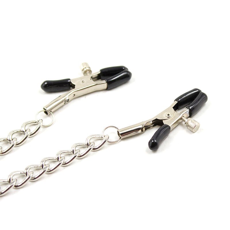 OHMAMA FETISH - 4 NIPPLE Clamps WITH CHAINS - Kink&Play