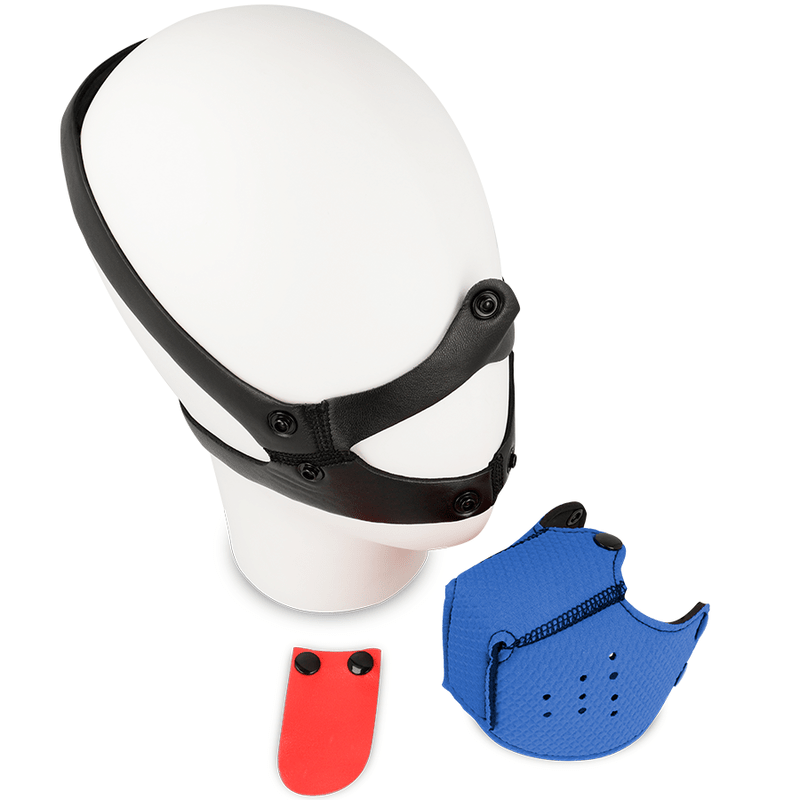 OHMAMA FETISH DOG MUZZLE - BLUE - Kink&Play