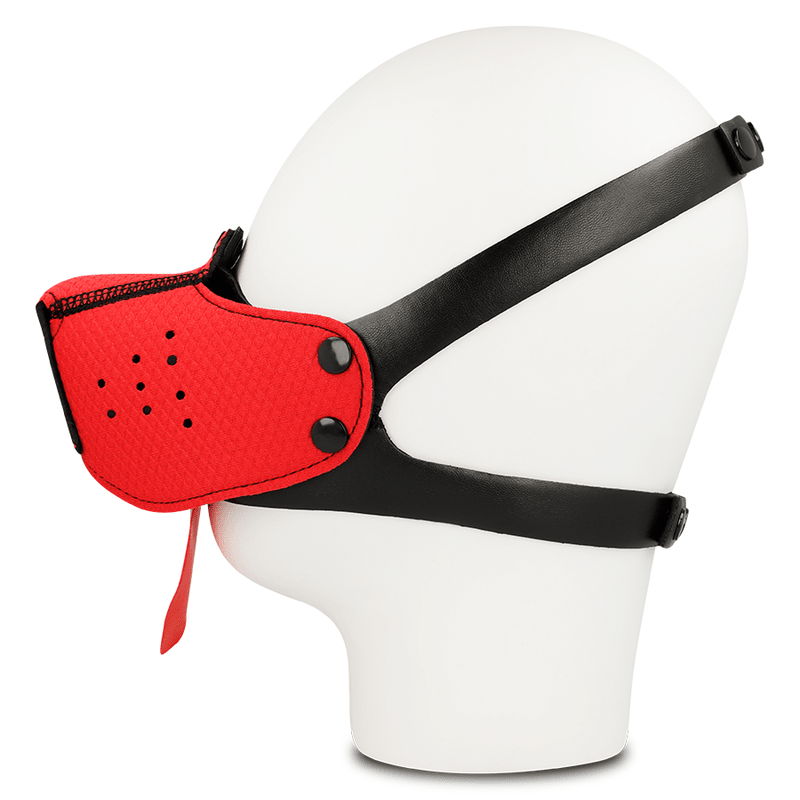 OHMAMA FETISH DOG MUZZLE - RED - Kink&Play