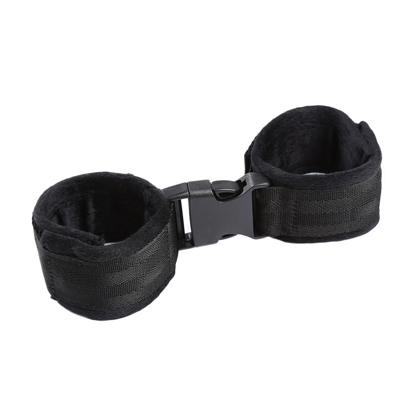 OHMAMA FETISH - HOOK AND LOOP FASTENER NYLON WRIST RESTRAINTS - Kink&Play
