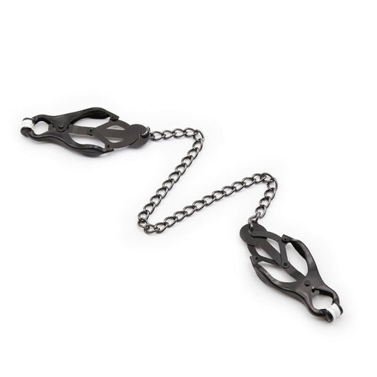 OHMAMA FETISH - JAPANESE NIPPLE Clamps WITH BLACK CHAIN - Kink&Play