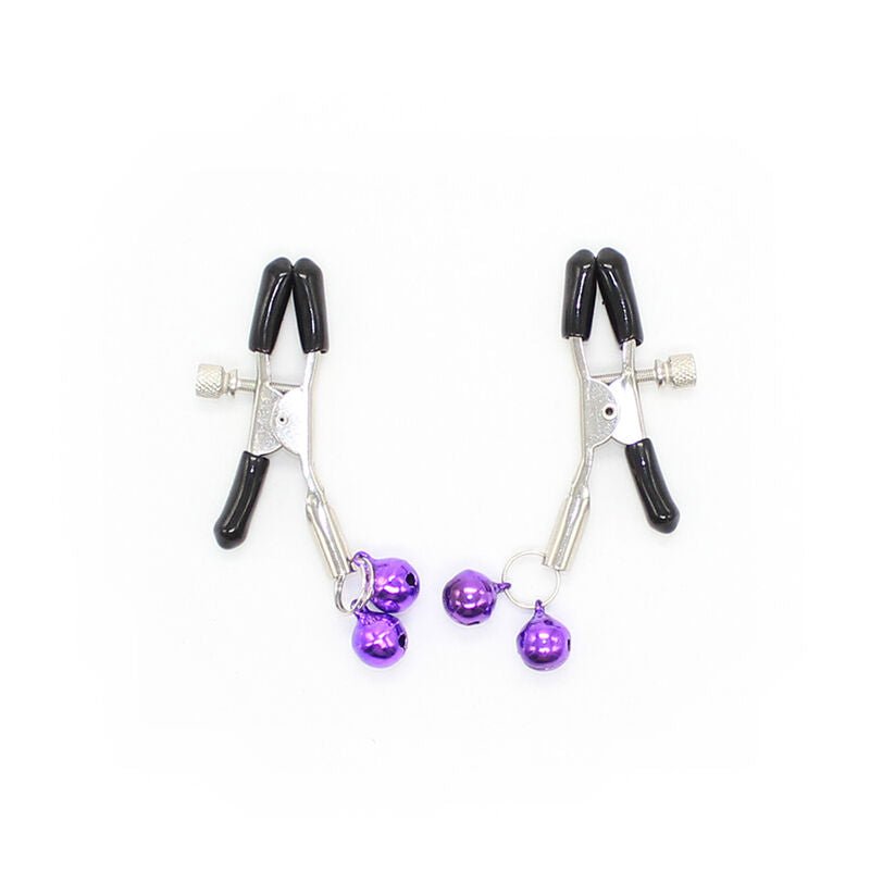 OHMAMA FETISH - NIPPLE Clamps WITH LILAC BELL - Kink&Play