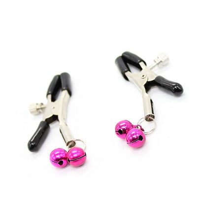 OHMAMA FETISH - NIPPLE CLAMPS WITH PINK BELL - Kink&Play
