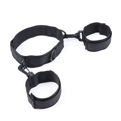 OHMAMA FETISH - NYLON HANDCUFFS AND COLLAR - Kink&Play