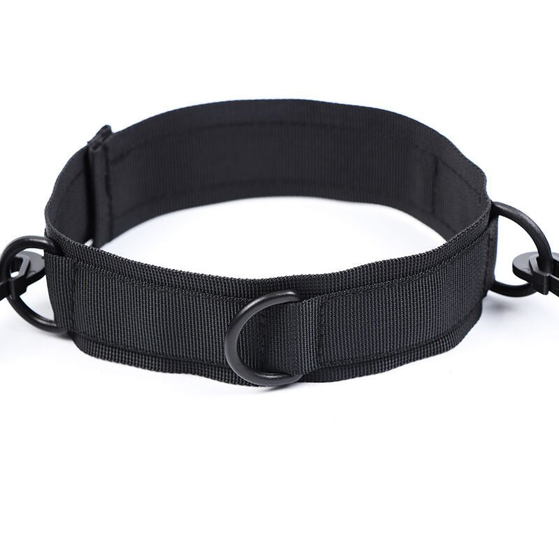 OHMAMA FETISH - NYLON HANDCUFFS AND COLLAR - Kink&Play