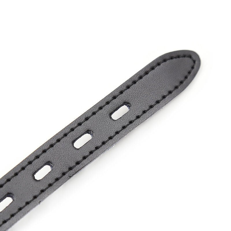 OHMAMA FETISH - SILICONE BALL GAG WITH LEATHER BELT (PADLOCK INCLUDED) - Kink&Play
