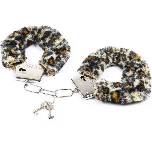 OHMAMA FETISH - VELVETEEN FURLINED METAL WRIST CUFFS - Kink&Play