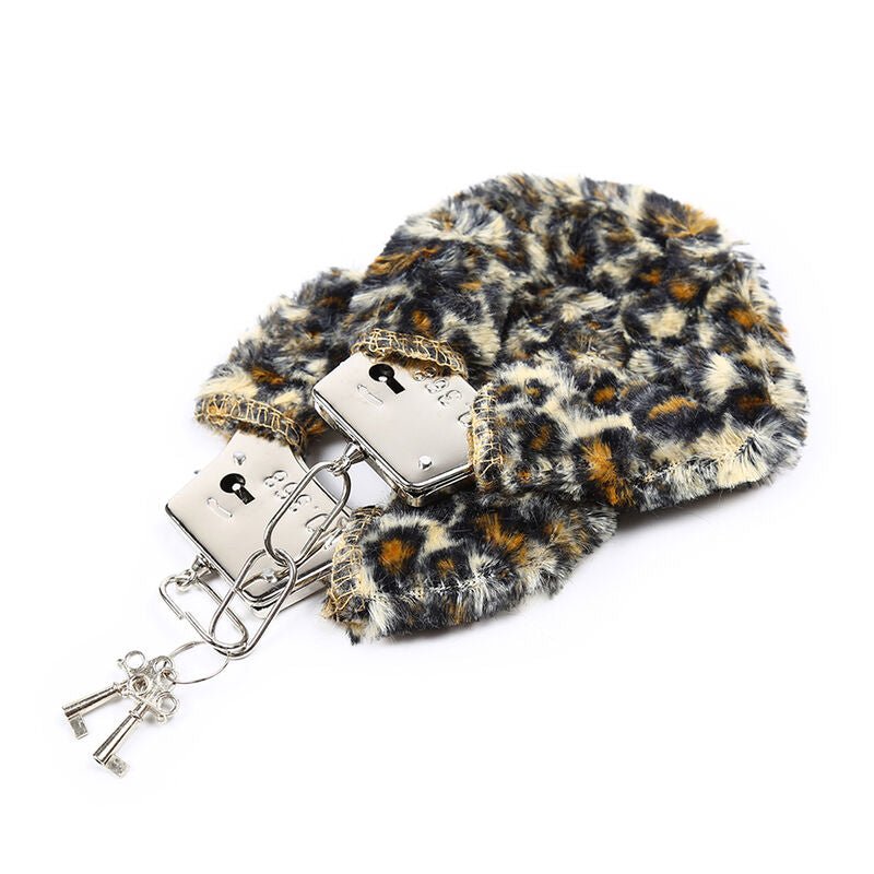 OHMAMA FETISH - VELVETEEN FURLINED METAL WRIST CUFFS - Kink&Play