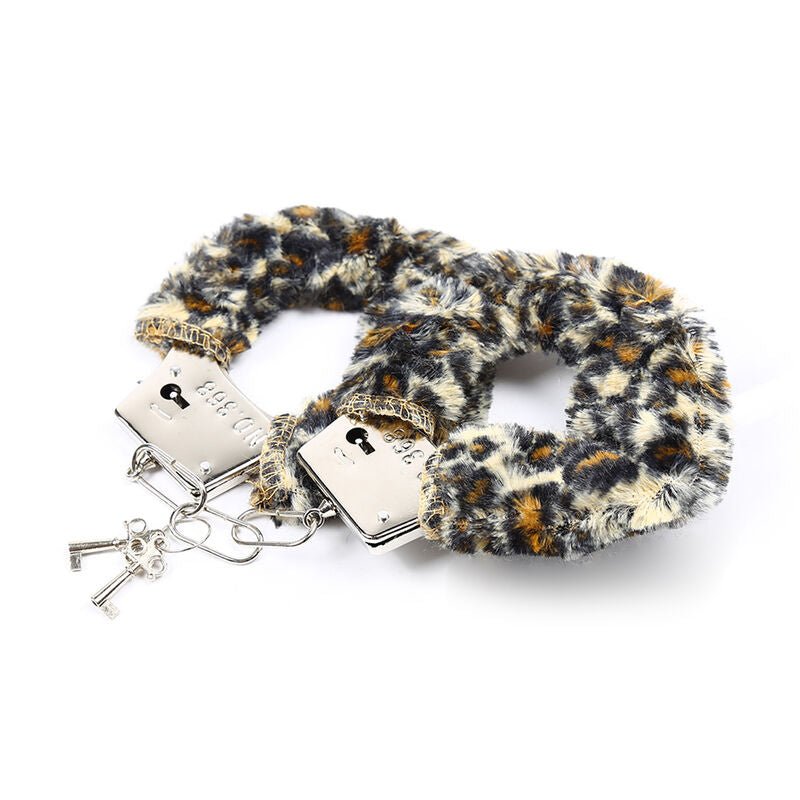 OHMAMA FETISH - VELVETEEN FURLINED METAL WRIST CUFFS - Kink&Play