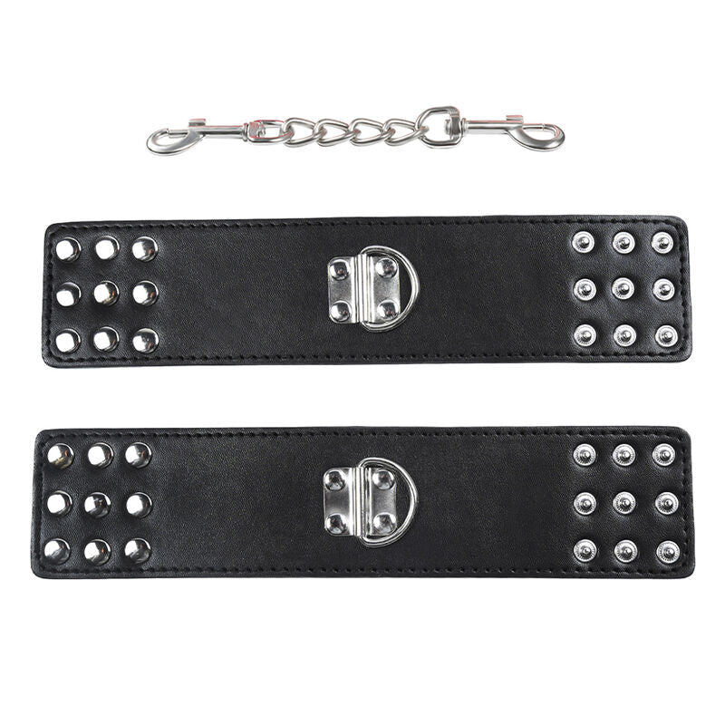 OHMAMA FETISH - WRIST RESTRAINTS SNAP FASTEN METAL - Kink&Play