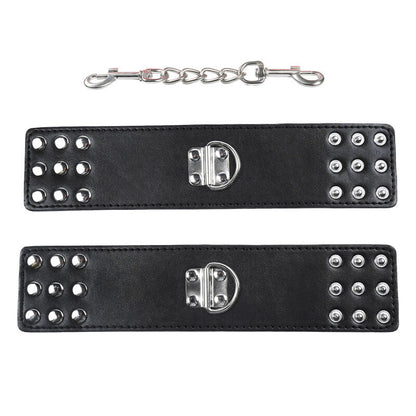 OHMAMA FETISH - WRIST RESTRAINTS SNAP FASTEN METAL - Kink&Play