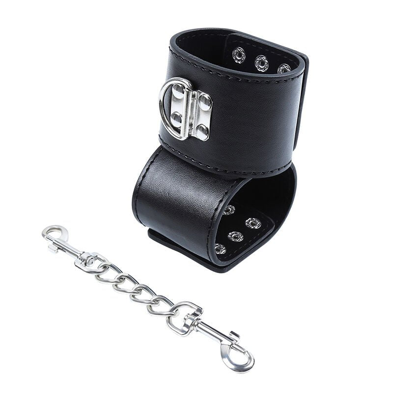 OHMAMA FETISH - WRIST RESTRAINTS SNAP FASTEN METAL - Kink&Play