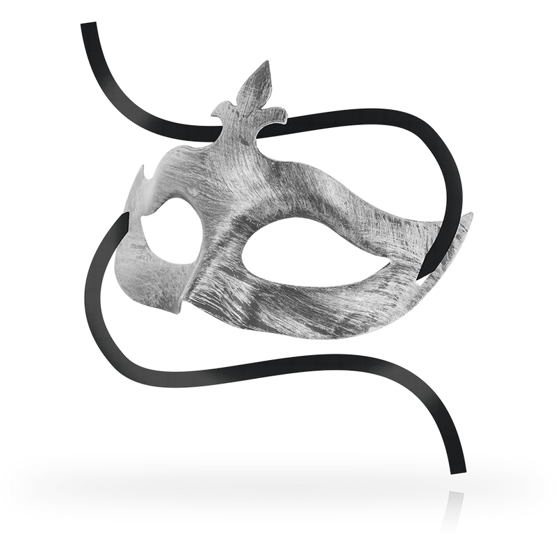 OHMAMA - MASKS FLOWER DE LIS SILVER MASK - Kink&Play