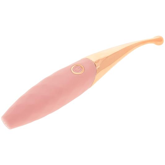 OHMAMA - RECHARGEABLE CLITORIS STIMULATOR 36 PINK - PINKGOLD MODES - Kink&Play