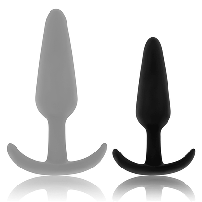 OHMAMA - SILICONE ANAL PLUG WITH SMALL HANDLE - Kink&Play
