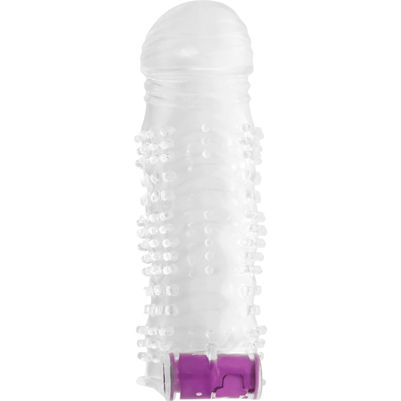 OHMAMA - TEXTURED PENIS SHEATH WITH VIBRATING BULLET - Kink&Play