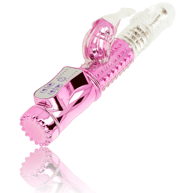 OHMAMA - VIBRATOR WITH ROTATION FUNCTION AND CLITORIS STIMULATOR - Kink&Play