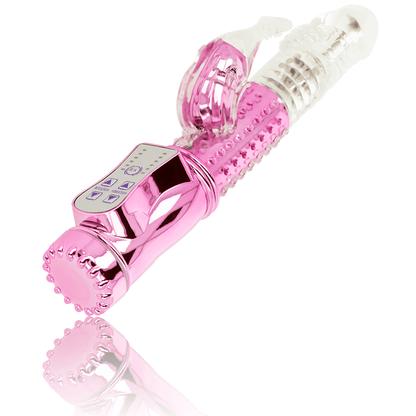 OHMAMA - VIBRATOR WITH ROTATION FUNCTION AND CLITORIS STIMULATOR - Kink&Play