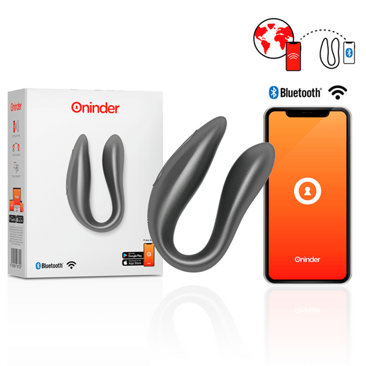 ONINDER - LISBOA BLACK G - POINT & CLITORIS STIMULATOR - FREE APP - Kink&Play