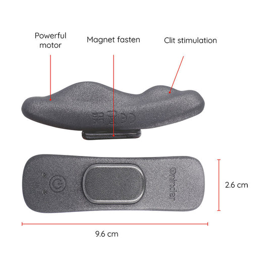 ONINDER - MANILA PANTY RECHARGEABLE VIBRATOR 9 SPEED 9.6 CM X 2.6 CM - FREE APP - Kink&Play