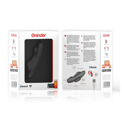 ONINDER - MANILA PANTY RECHARGEABLE VIBRATOR 9 SPEED 9.6 CM X 2.6 CM - FREE APP - Kink&Play