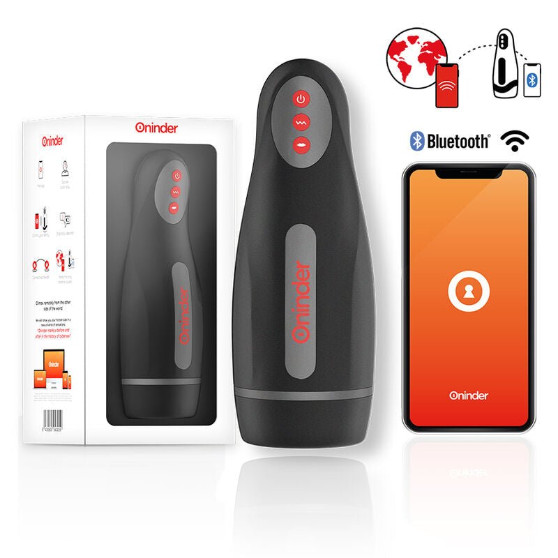 ONINDER - SEOUL RECHARGEABLE MALE MASTURBATOR 10 SPEED - FREE APP - Kink&Play