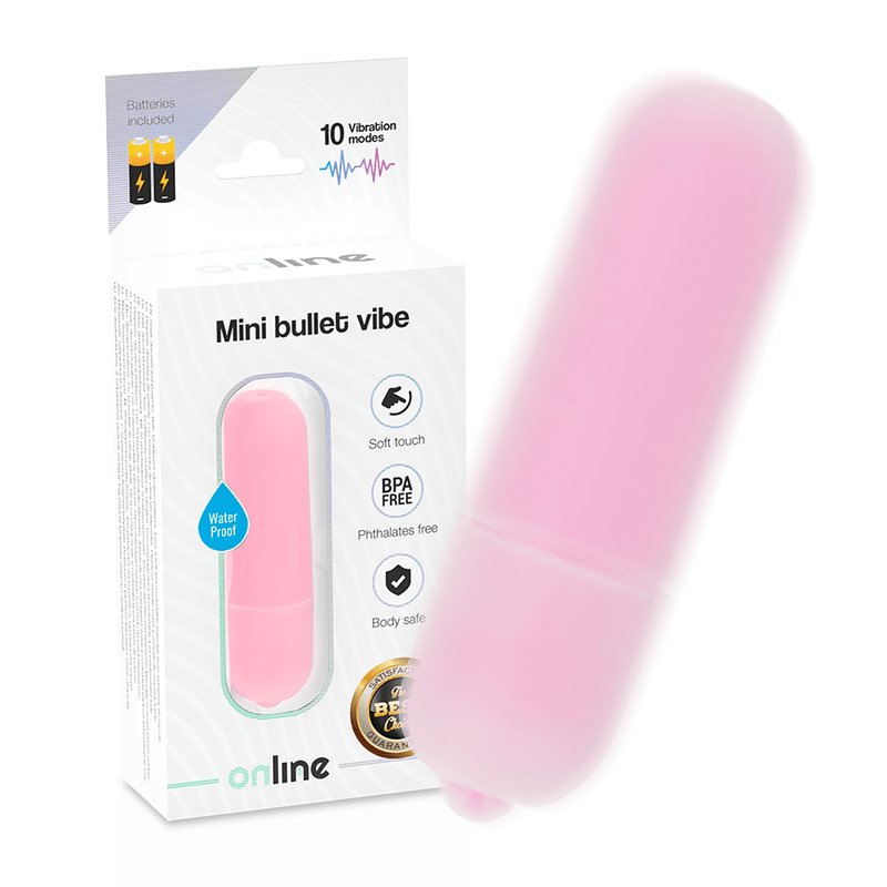 ONLINE - MINI BULLET VIBE PINK - Kink&Play